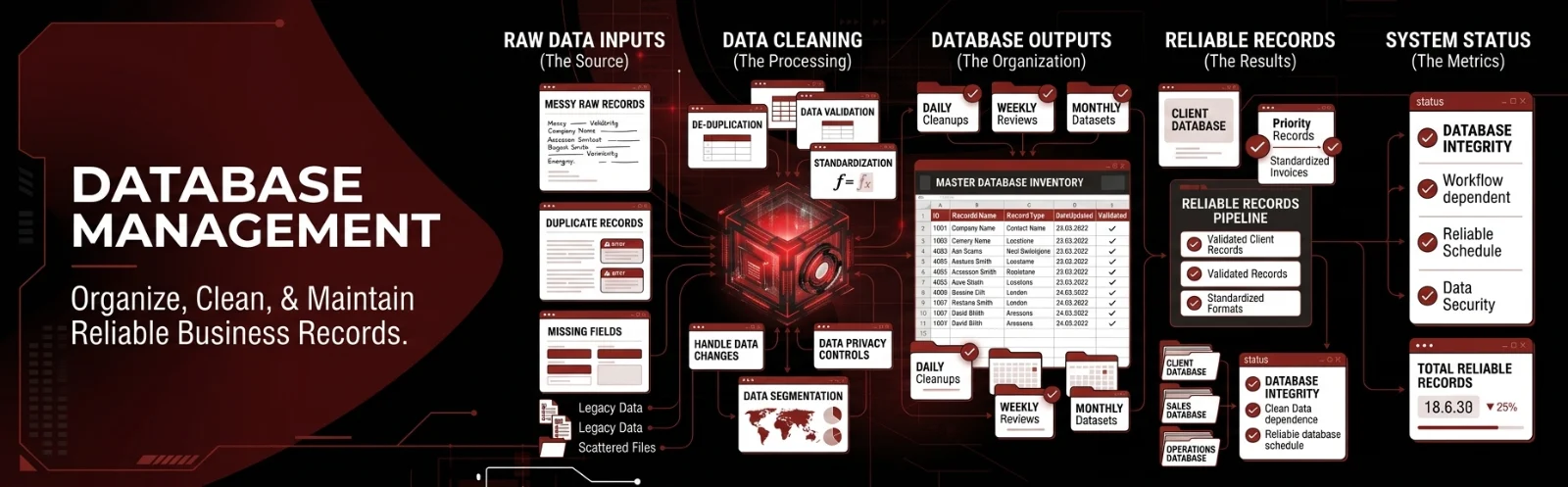 Database management business database organization a1 infinity nexus