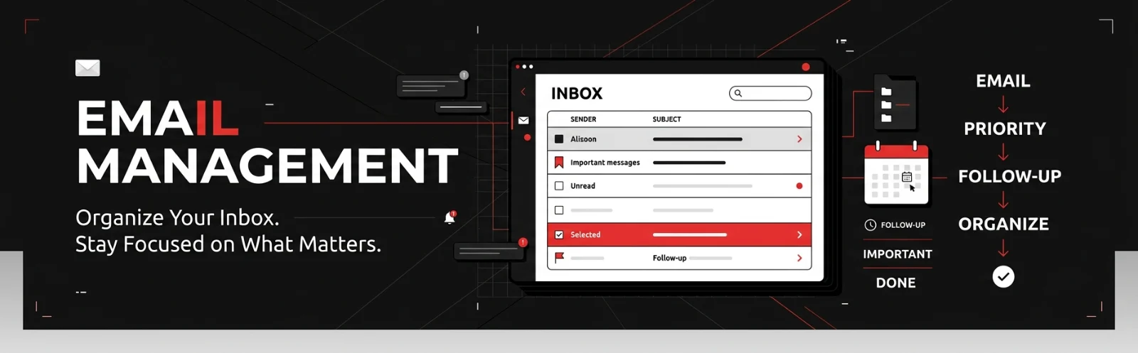 Email management business email organization a1 infinity nexus